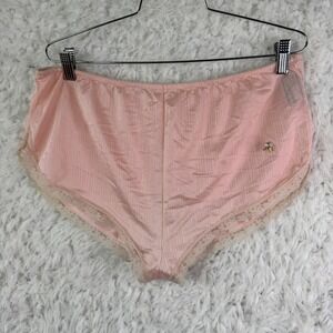 Avon Fashions Large Pink Vintage Lace Trim High Cut Shorts Coquette Balletcore